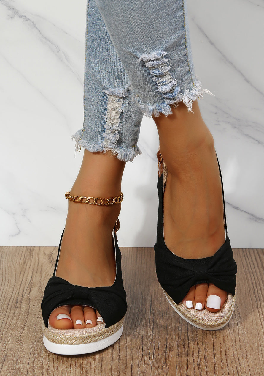 Women's Espadrille Slingback Sandals with Toe Coverage