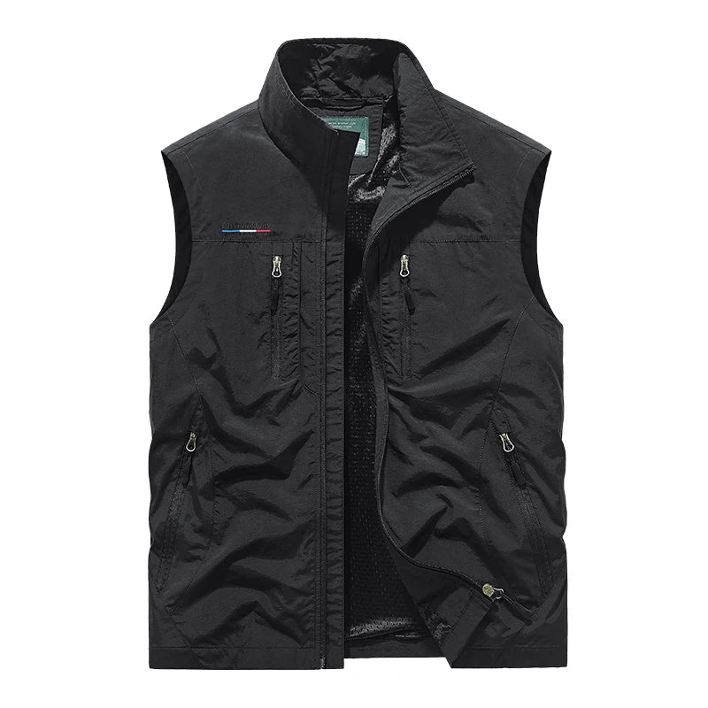 Men's Sleeveless Zip-up Vest