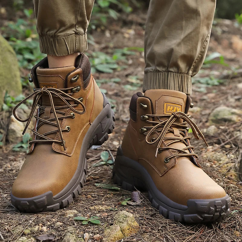 Men’s High-Top Hiking Non-Slip Outdoor Work Boots