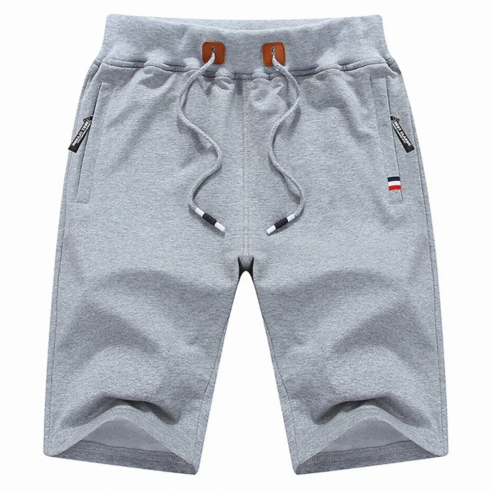 Men's Casual Drawstring Shorts with Pockets and Relaxed Fit