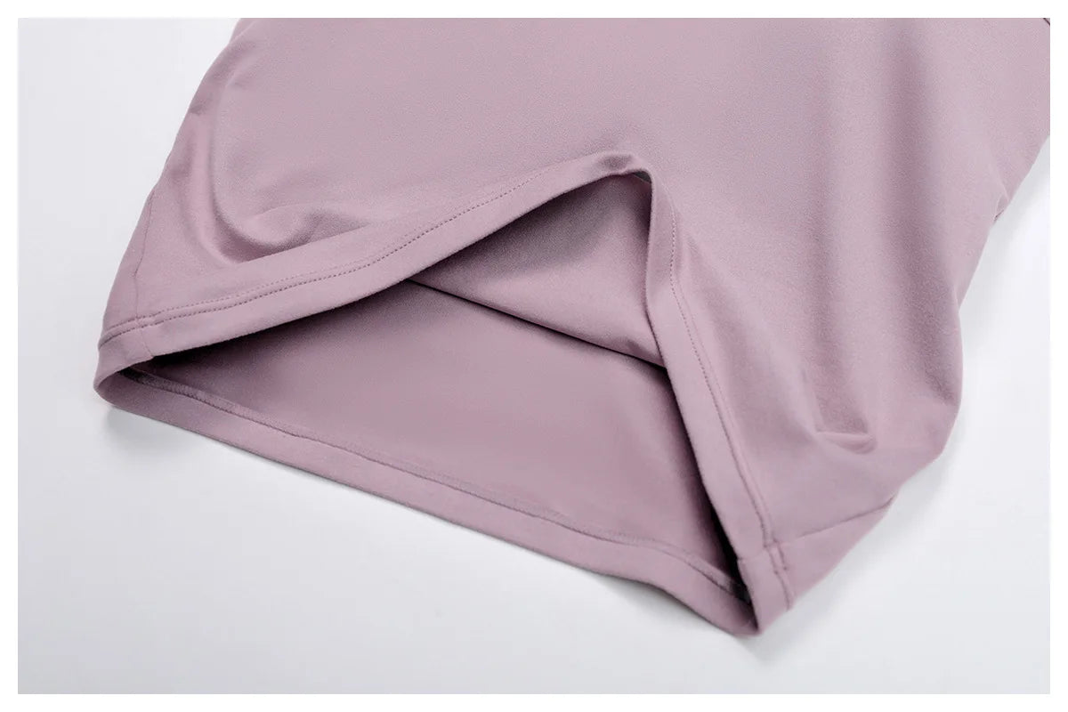 Women’s Two-Piece Lounge Set with Racerback Crop Top and Wide-Leg Pants