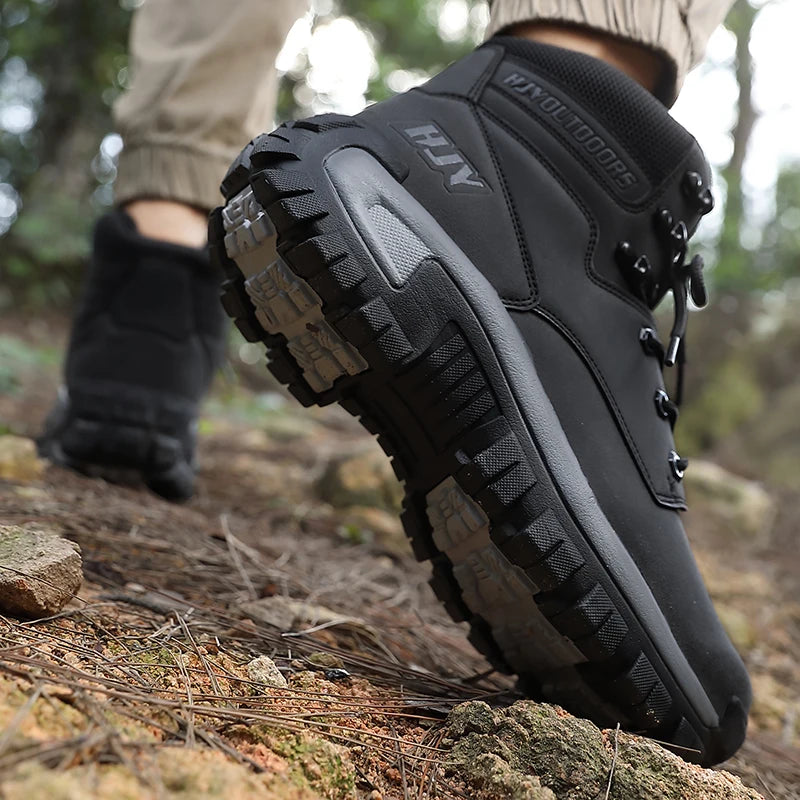 Men’s High-Top Hiking Non-Slip Outdoor Work Boots