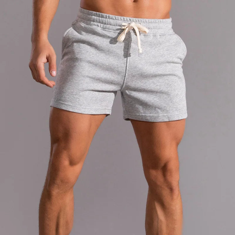 Men's Athletic Running Shorts with Drawstring Waist and Stretch Fit
