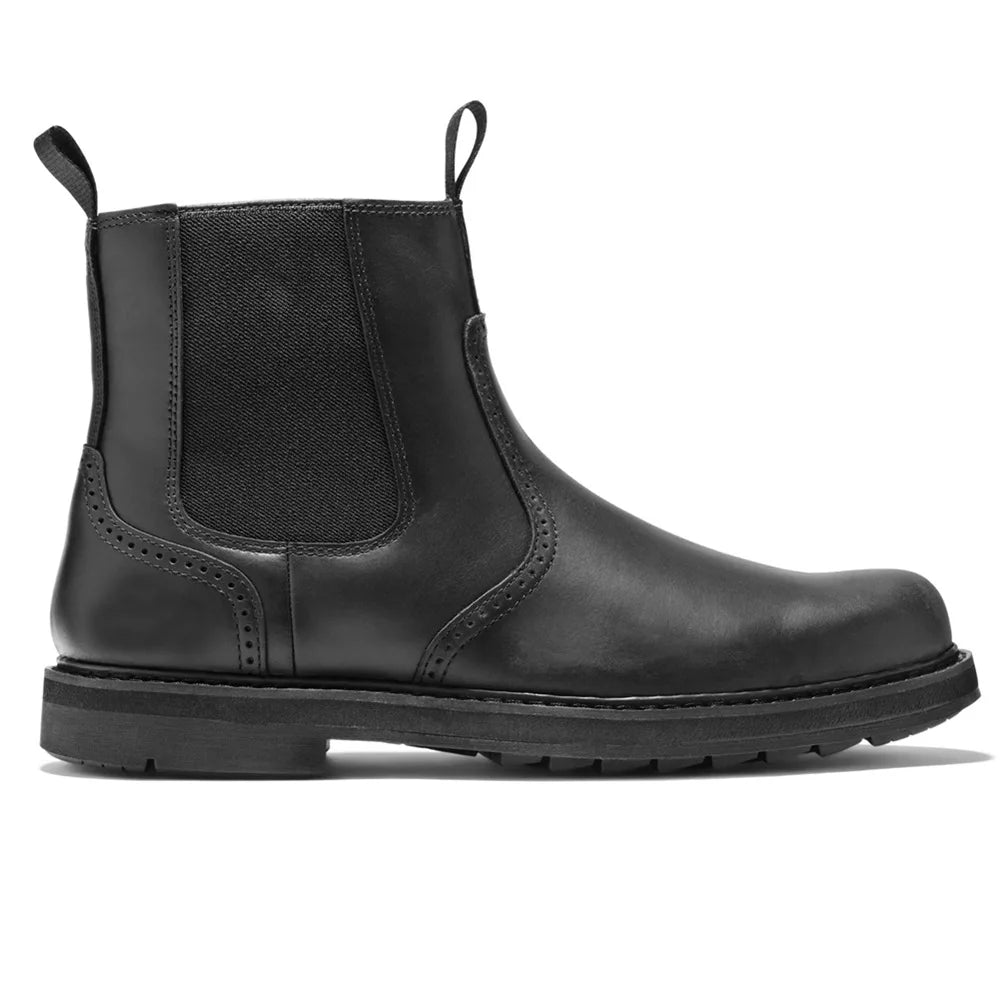 Men's Chelsea Boots with Side Zipper