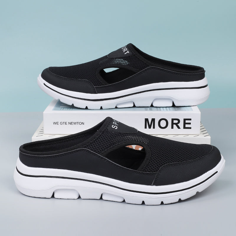 Men's Orthopedic Slip-On Slippers with Supportive Sole Design