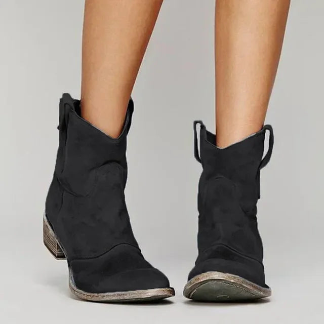 Women's Western Suede Boots