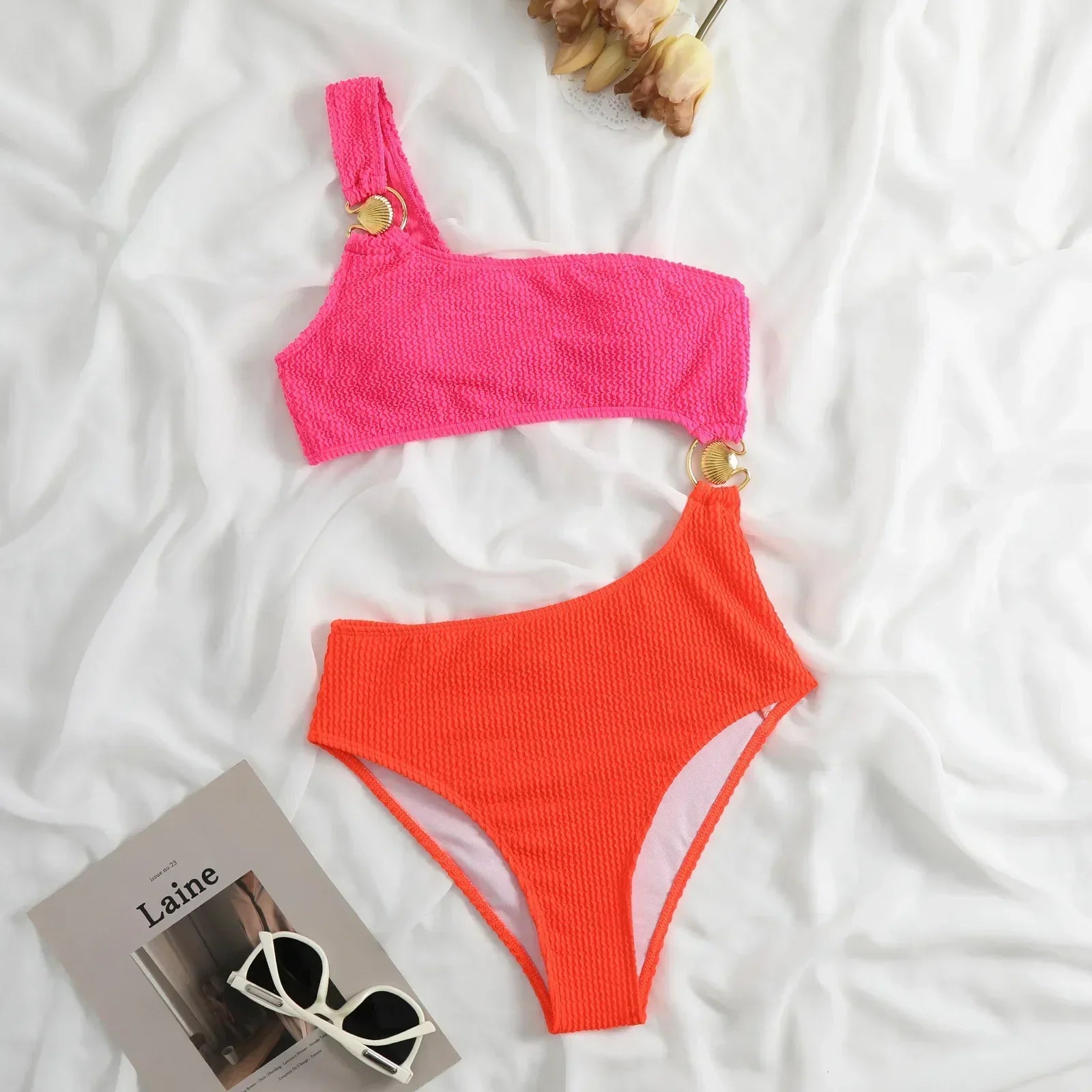 Women's High Waist Coastal Chic Bikini Set
