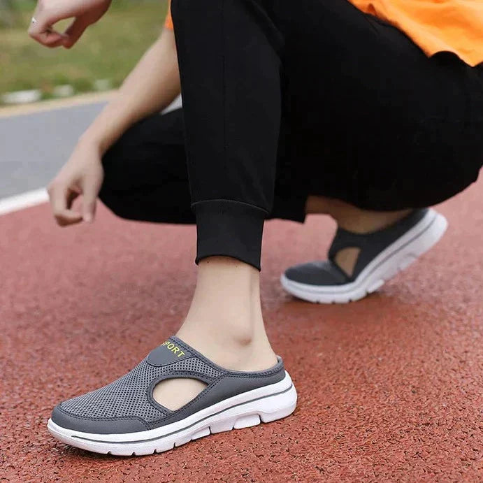 Men's Orthopedic Slip-On Slippers with Supportive Sole Design