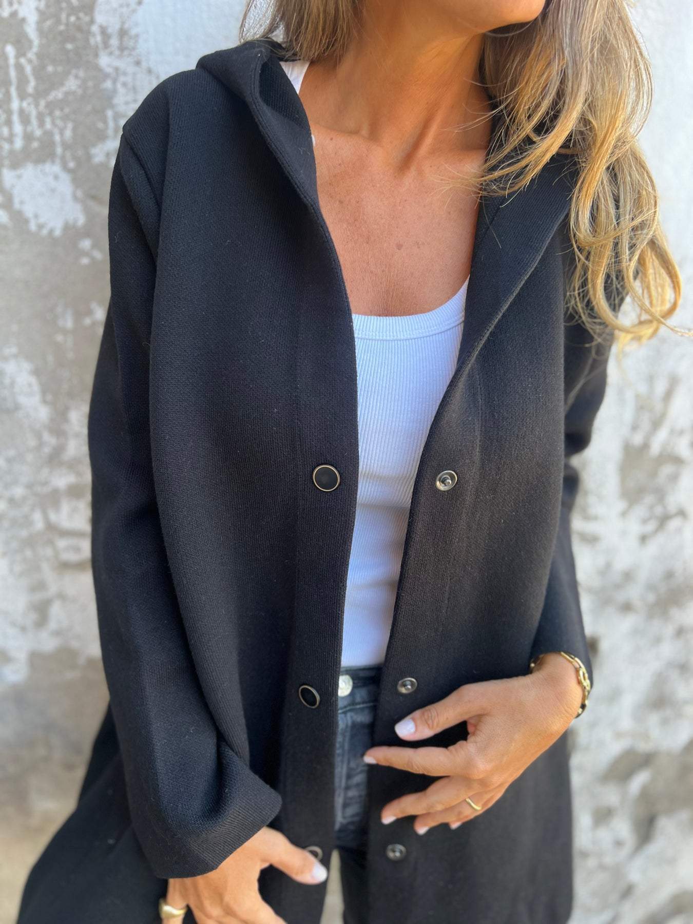 Women's Spring Jacket with Button Details