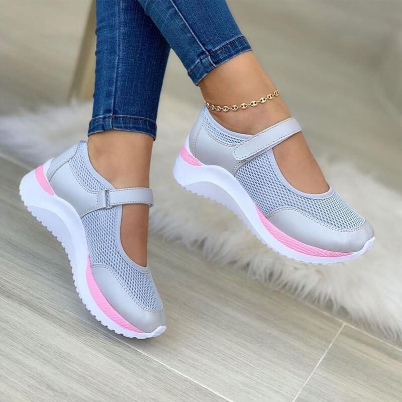 Women's Orthopedic Daily Hook-and-Loop Walking Shoes